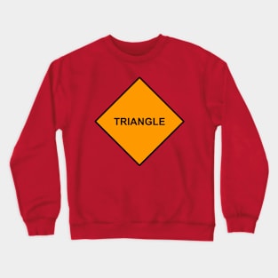 Orange Triangle Crewneck Sweatshirt
